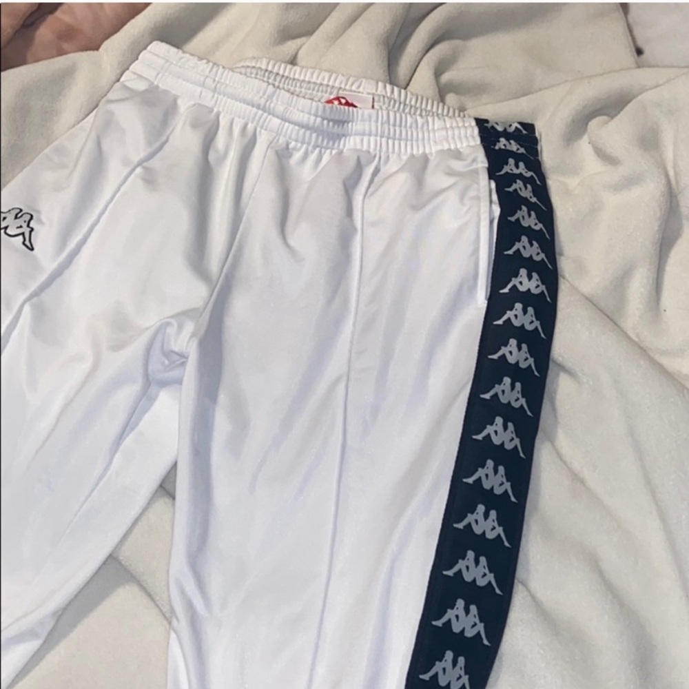 MEDIUM WHITE KAPPA PANTS